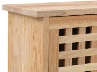 Skoskab 55x20x104 cm massivt valnøddetræ
