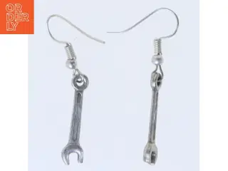Øreringe med svensknøgle design (str. 4 cm)