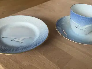 12 sæt Kaffe/te kop m. Underkop og kagetallerken