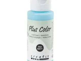 Plus Color Hobbymaling, isblå, 60ml/ 1 fl.