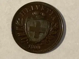 2 Rappen Switzerland 1900