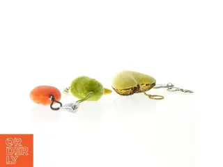 Vedhæng med design af frugt og dyrefigurer (str. 5 cm til 9 cm)