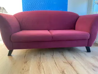 2 Pers plussofa i ældre stil. 