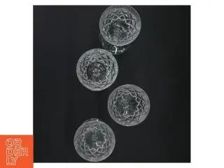 Sæt med 4 krystalglas (str. 16 cm)