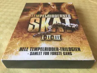 DVD Tempelridderne Skat 1-2-3