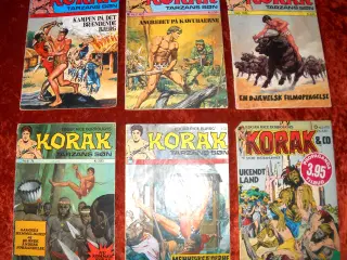 Korak Tarzans søn, Tegneserie,