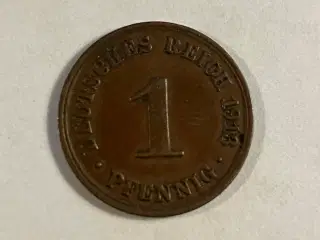 1 Pfennig Germany 1913