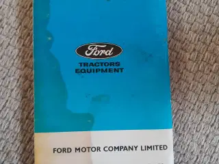 Ford  4 / 5000 X instruktionsbog  Engelsk tekst 