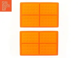 2 Silikone vaffelforme (str. 28x18 cm)