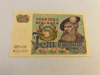5 Kronor Sverige 1973