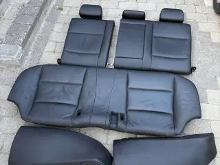 Bmw f10 bagsæder sort læder god stand split