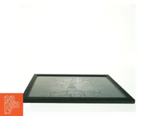 Stamtræsbillede, Øl (str. 38 x 30 cm) Rigtigt indrammet  med glas og flot sort træramme.