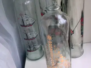 Julekalender Holmegaard snapseflaske DIY VARIANTER