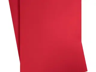 Karton, A2, ark 420x594 mm, 180 g, julerød, 10ark/ 1 pk.