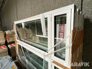 Terrassedør med overparti STM  1 styk