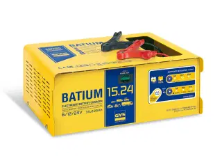 GysFlash BATIUM 15.24 15Ampere`s automatisk oplader til 6/12/24 V batterier
