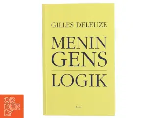 Meningens Logik af Gilles Deleuze (Bog)