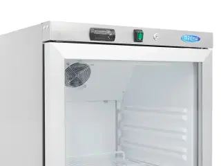 Displaykøleskab 400 L- rustfrit stål