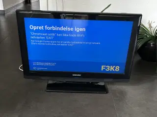 Samsung 32" LCD TV – fungerer fint