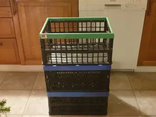 Foldekasser 1stk10kr 3stl20kr