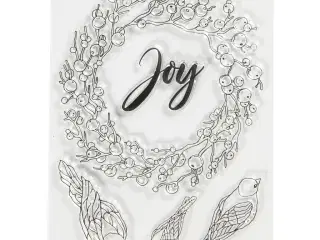 Stempelmotiver, joy, str. 10,5x15 cm, 1 ark