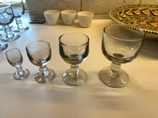 Vintage mundblæste glas