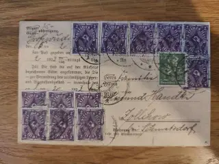 Tyskland brevkort 1923 Inflation 