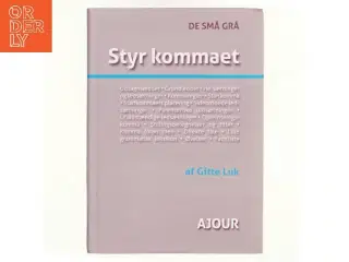 Styr kommaet af Gitte Luk (Bog)