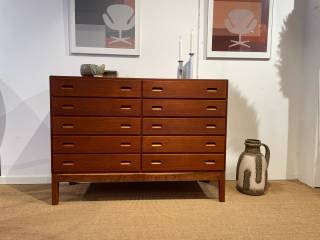 Dobbelt Teak Kommode, Design Børge Mogensen