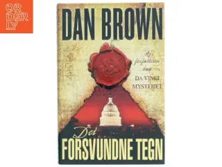 Det forsvundne tegn af Dan Brown (Bog)