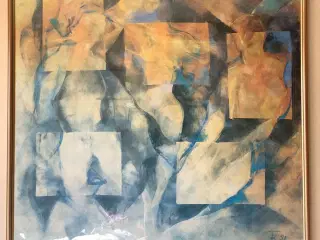 Erotisk kunst - Stor kunstplakat i eksklusiv ramme