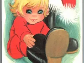 Illa - Glædelig Jul - Printed in Denmark 151 d00 316 - Postkort - Ubrugt