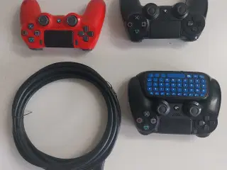 Playstation controllere. Skærmkabe