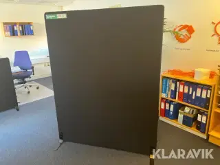 Skillevægge med fod 3 stk