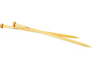 Bambus Strikkepinde 35 cm, 12 mm - 1 Par