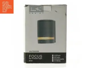 Udendørs væglampe Focus GU10 fra LK Design (str. 15x11 cm)