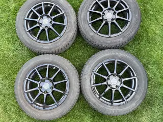 Sorte Alu 16" vinterhjul 5x114,3