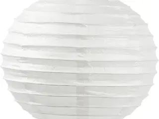 Rispapirlampe, Rund, diam. 35 cm, hvid, 1 stk.