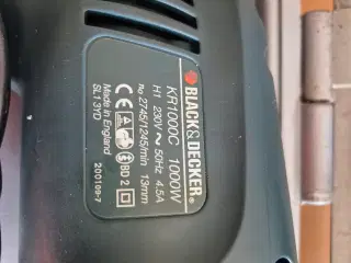 Black & Decker slag boremaskine 