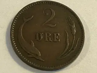 2 øre 1899 Danmark