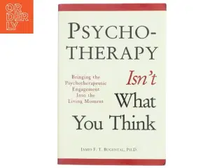 Psychotherapy Isn't What You Think af James F. T. Bugental (Bog)