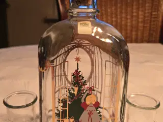 Holmegaard Juleflaske 1990 