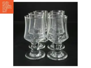 Sæt af glas (str. Ø 6,5x13 cm)