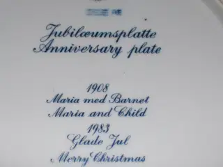 1908-1983 Jubilæumsplatte, Maria og barnet