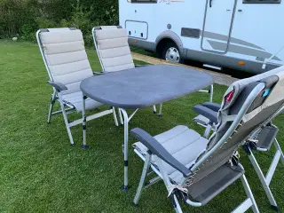 Camping bord og stole 