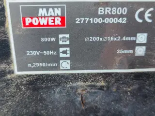 Bordrundsav Man power 