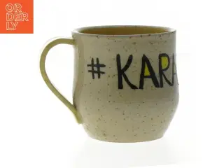 Keramikkrus med hashtag (str. Ø. 8 cm. længde. 8 cm)