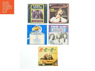 Samling af 7” vinylsingler (str. Ø. 17,5 cm)