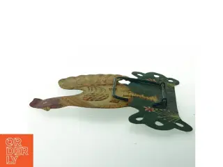 Metalskilt med hane motiv (str. 25x26 cm)
