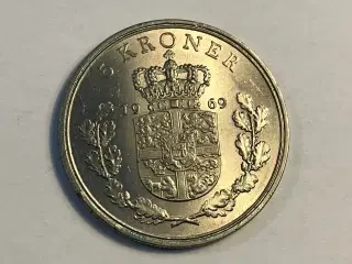 5 Kroner Danmark 1969